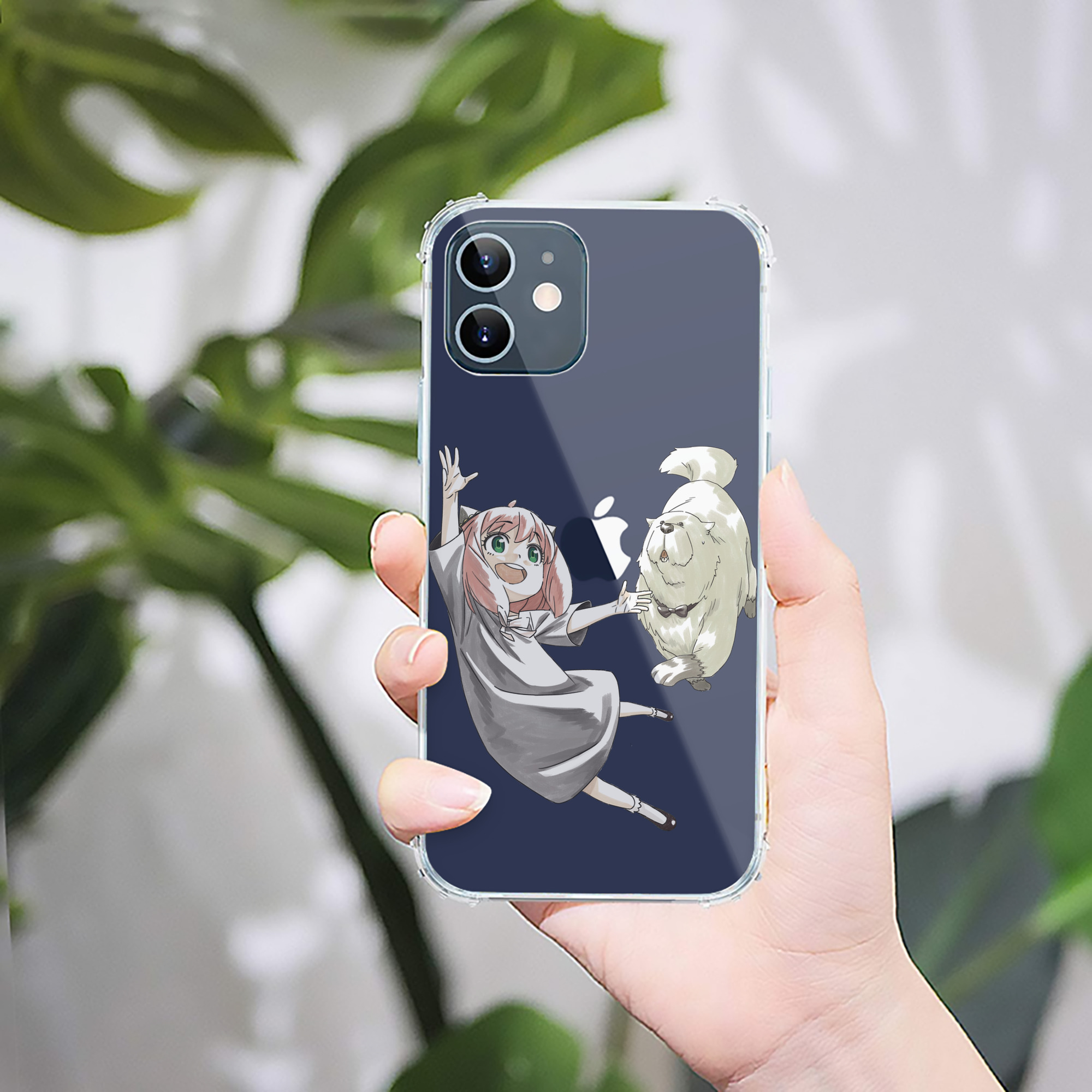 （画像用） SPY×FAMILY间谍家家酒 【iPhone 12シリーズ対応】透明スマホケース（クリアソフトケース）